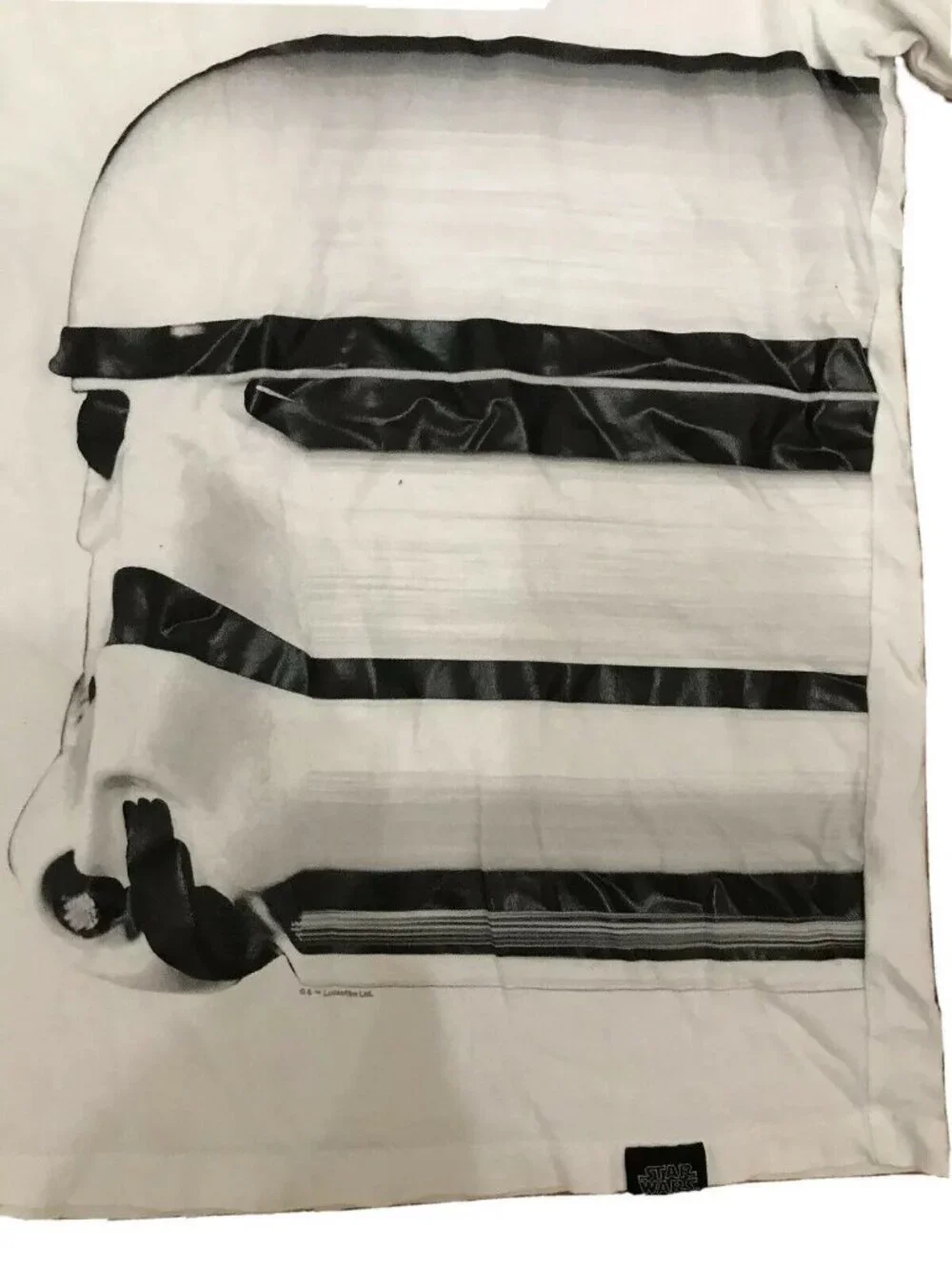 Star Wars Old Navy Boys Graphic T-Shirt White Black Youth Medium Stormtrooper